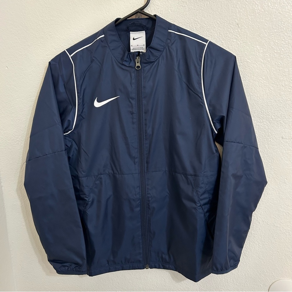 Nike Zip Up Windbreaker Boys Medium with Pockets